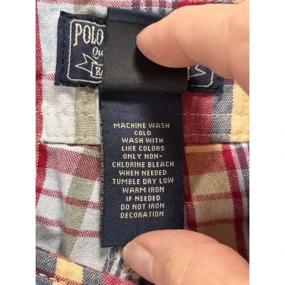 Polo Jeans Company Cargo Shorts Mens 38 Red Blue Yellow Green Madra Ralph Lauren